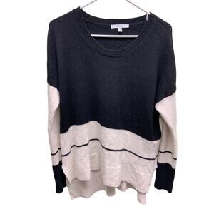 10 Crosby Derek Lam100% Cashmere Color Block Sweater Crewneck Sweater Size M